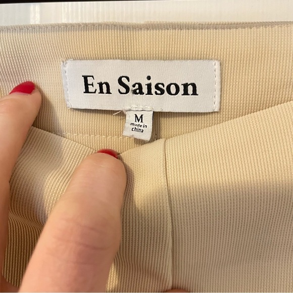 Anthropologie En Saison Seamed Slim Slit-Hem Pants - Picture 5 of 10